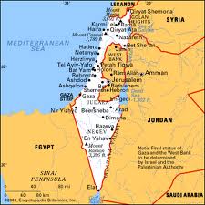 israel, plestine, map
