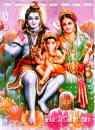 shri ganesh with shiva paravati