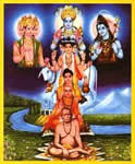 guru dattaraj, shripada shrivallabha, nrisinha saraswati & swami samartha